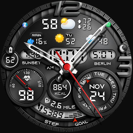 PER32 Ultra Hybrid Watch Face Bildschirmfoto 40