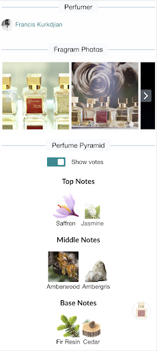 Fragrantica Perfumes Bildschirmfoto 6