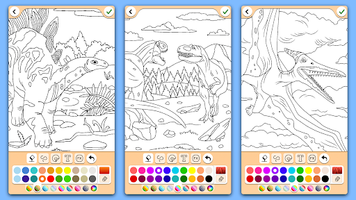 Dinosaurier malen für Kinder Bildschirmfoto 19