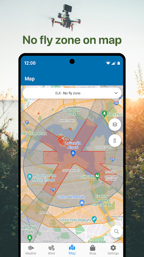Drohnen App: UAV Flugzonen Bildschirmfoto 1