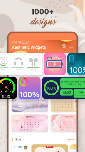 Widget 2026 - Esthetic Widgets Bildschirmfoto 11