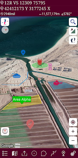 Mgrs & Utm Map Pro Bildschirmfoto 3