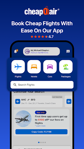 CheapOair: Cheap Flight Deals Bildschirmfoto 11