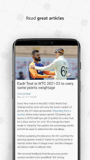 Cricbuzz - Live Cricket Scores Bildschirmfoto 3