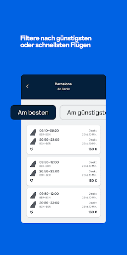 Skyscanner Flüge Hotels Autos Bildschirmfoto 2