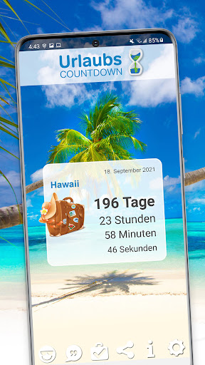 Urlaubs-Countdown Bildschirmfoto 2