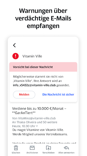 Yahoo Mail – Alles im Blick Bildschirmfoto 4