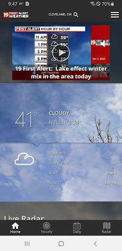 Cleveland19 FirstAlert Weather Bildschirmfoto 3
