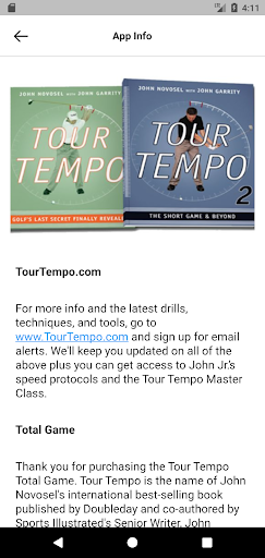 Tour Tempo Golf Total Game Bildschirmfoto 14