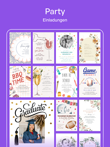 Einladungen Erstellen Bildschirmfoto 20