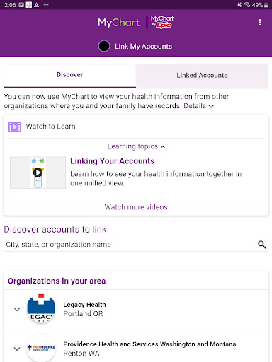 Trinity Health MyChart Bildschirmfoto 10