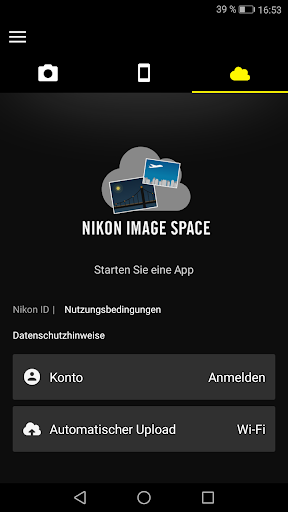 SnapBridge Bildschirmfoto 1