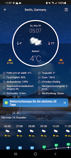 Wetter - Wetter in Echtzeit Bildschirmfoto 5