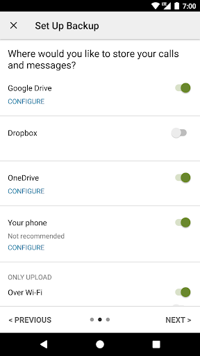 SMS Backup & Restore Bildschirmfoto 5