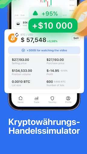 Cryptoguru: Handelssimulator Bildschirmfoto 3