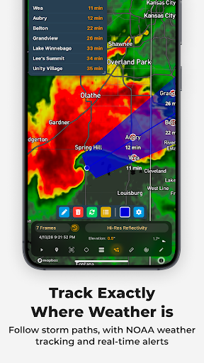 RadarOmega: Doppler Radar App Bildschirmfoto 8
