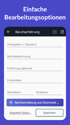 Lebenslauf Erstellen - Resume Bildschirmfoto 3