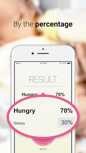 CryAnalyzer - baby translator Bildschirmfoto 1