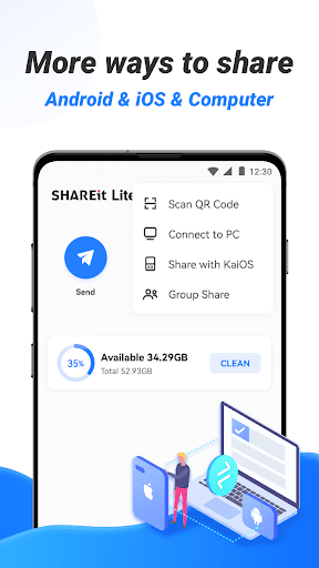 SHAREit Lite - Fast File Share Bildschirmfoto 1