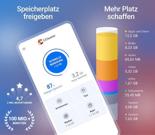 CCleaner – Phone-Cleaner Bildschirmfoto 2