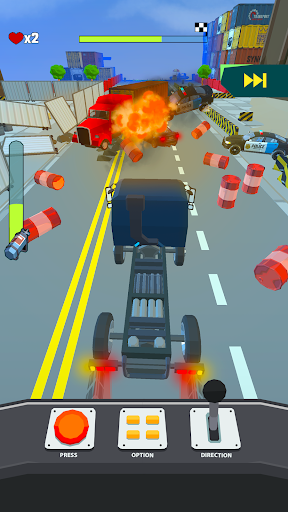 Crazy Rush 3D - Autofahren Bildschirmfoto 2