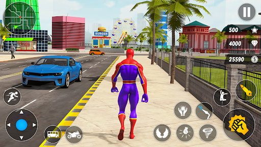 Spider Robot Hero Car Games Bildschirmfoto 10