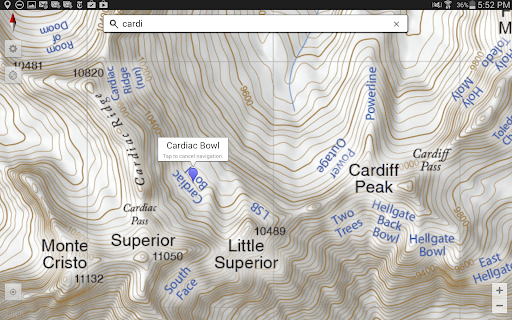 Wasatch Backcountry Skiing Map Bildschirmfoto 11