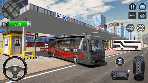 Bus Simulator : 3D Bus Games Bildschirmfoto 11