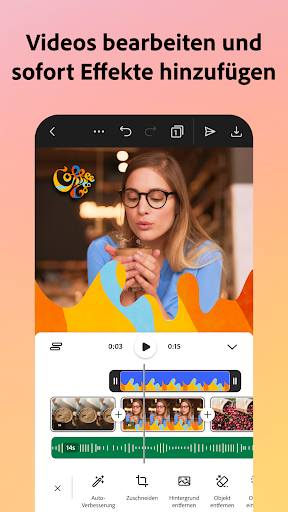 Adobe Express: KI Foto, Video Bildschirmfoto 7