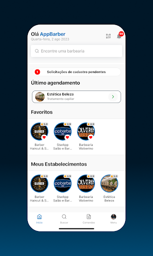 AppBarber: Cliente Bildschirmfoto 1