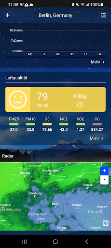 Wetter - Wetter in Echtzeit Bildschirmfoto 7