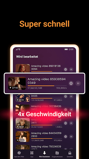 X-Downloader und Videoplayer Bildschirmfoto 5