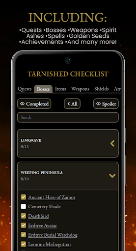 Tarnished Checklist Premium Bildschirmfoto 10