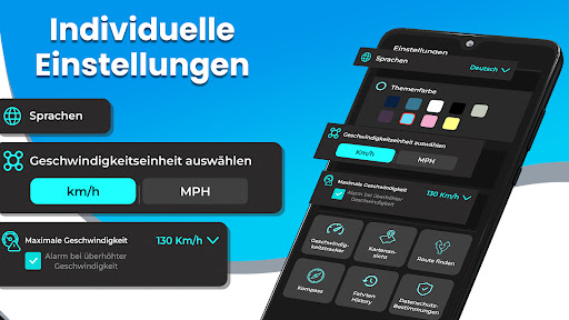 GPS-Tachometer & HUD Bildschirmfoto 18