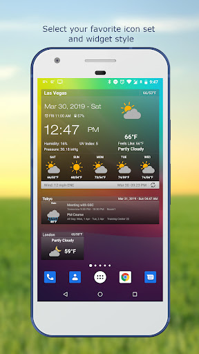 Wetter & Uhr Widget Bildschirmfoto 12