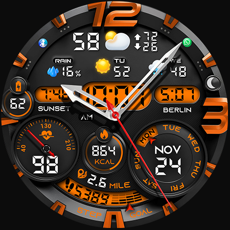 PER32 Ultra Hybrid Watch Face Bildschirmfoto 4