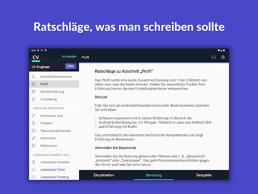 Lebenslauf Erstellen - Resume Bildschirmfoto 21