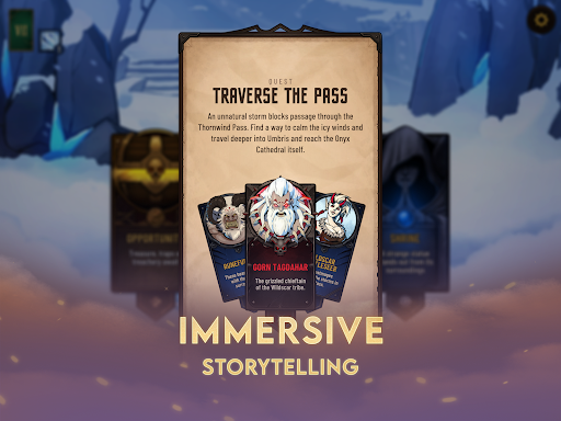 Dawncaster: Deckbuilding RPG Bildschirmfoto 3