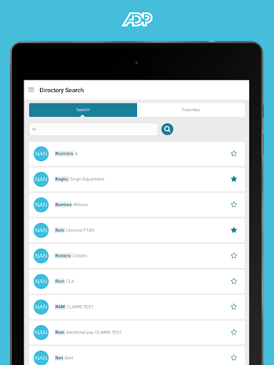 ADP Mobile Solutions Bildschirmfoto 2
