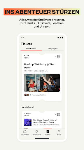 Eventbrite App Bildschirmfoto 2