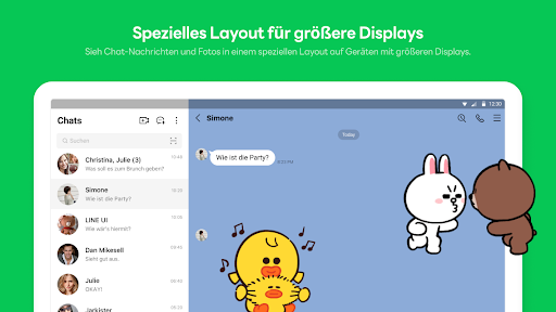 LINE: Anrufe und Nachrichten Bildschirmfoto 1