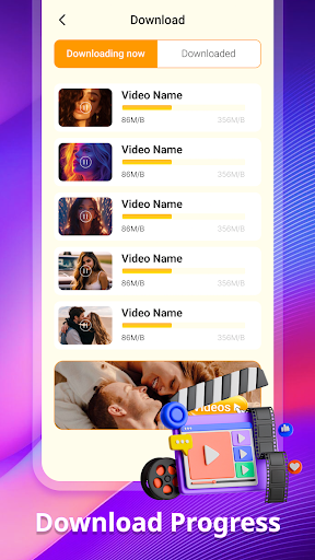 All HD Video Downloader&Player Bildschirmfoto 2