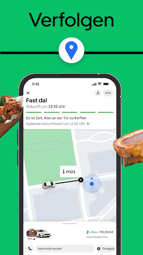 Uber Eats: Essenslieferung Bildschirmfoto 8