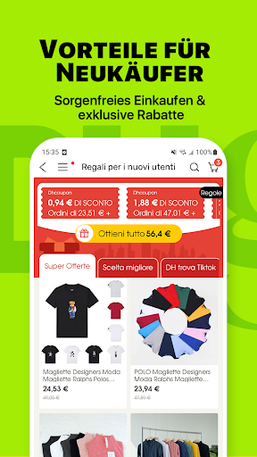 DHgate-online großhändler Bildschirmfoto 1