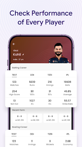 Cricket Guru - Fast Live Score Bildschirmfoto 3