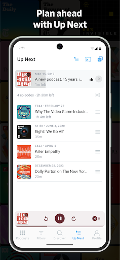 Pocket Casts - Podcast App Bildschirmfoto 28