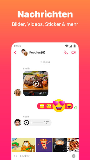 JusTalk - Video-Chat & Anrufe Bildschirmfoto 23
