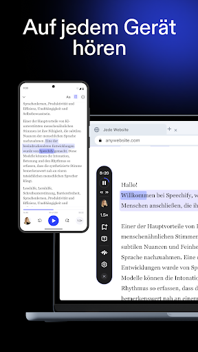 Speechify: KI-Vorlese-App Bildschirmfoto 16