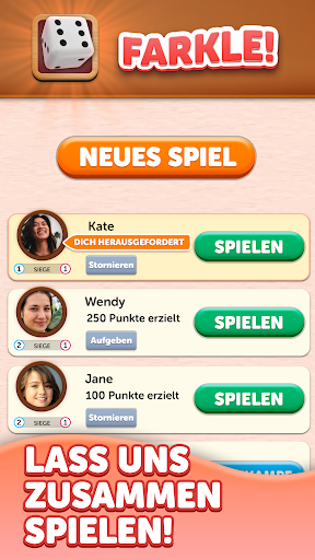 Farkle Würfelwurf Bildschirmfoto 3