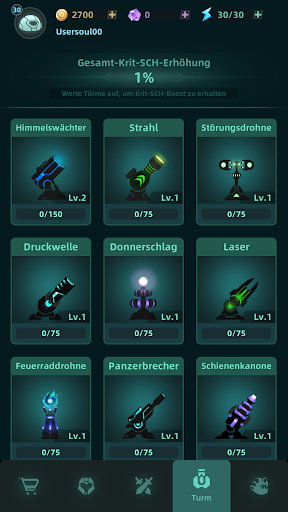 Galaxy Defense: Fortress TD Bildschirmfoto 5